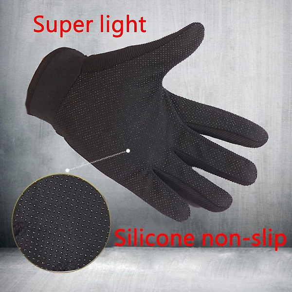 Full Finger Vinterhandskar Utomhus Anti-halk Fiske Sport Herrhandskar Cykel M-xl Colorful XL