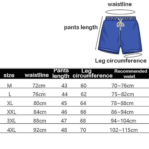 Snabbtorka badshorts för män i enfärgade lösa badshorts style 1 4XL