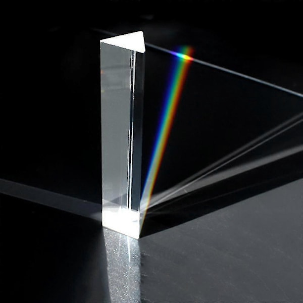 Triangulært Prisme For Foto Regnbue Lys Optiske Prismer Glass Fysikk Undervisning Refraktert Lys Spektrum Studenter Gaver Gave-YuJia