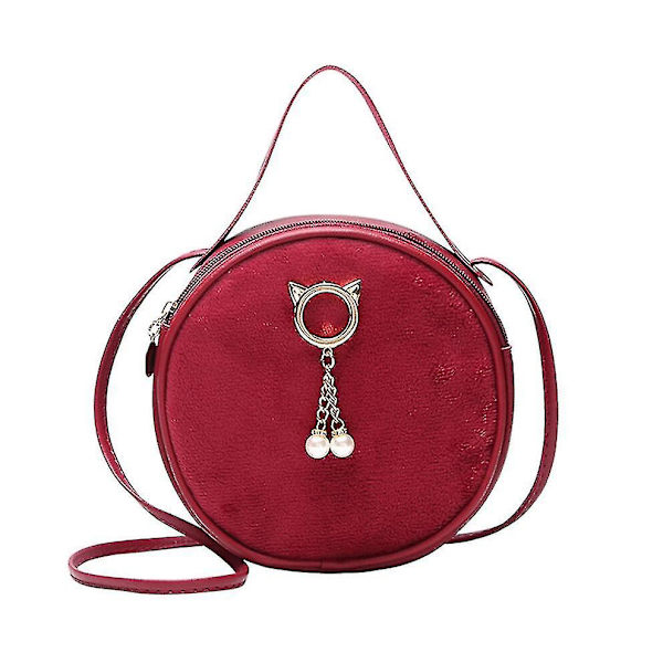 Fash Round Sd My Purse Dam P Pu Bag S Shoulder Handväska