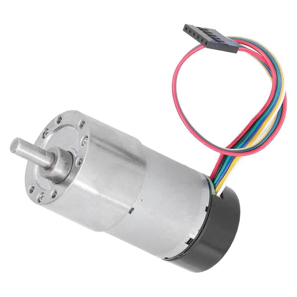 JGB373530 DC12V Encoder Metall Gearmotor Hastighetsreduksjon Høy Torsjon Encoder Gear Motor 167RPM