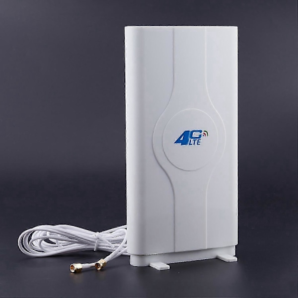 700~2600mhz 88dbi 3g 4g Lte Antenn Mobil Antenn Hankontakt Booster Mimo Panelantenn+2 Meter (2x SMA-hane)