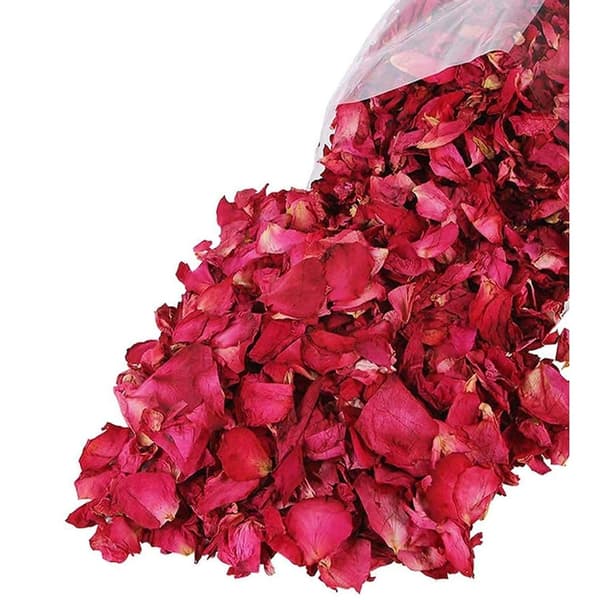 naturlige tørrede rosenblade