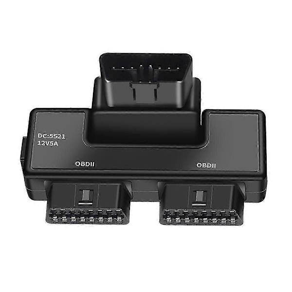 OBD2 En Delad I Två Adapterkabel 16 Pin 16 Core OBD Expansionskabel Kontakt Adapterkabel Universal Dc5521
