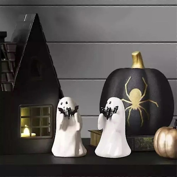 Bootiful Keramisk Spöke Halloween Dekorativ Figur