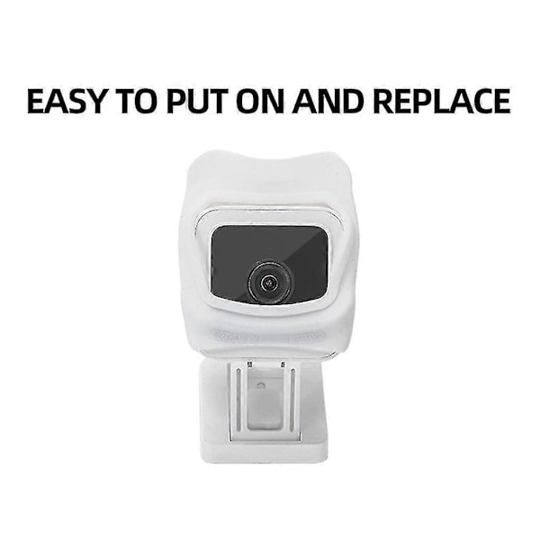 Silikonskal Kameraskydd För Wyze Cam V3 Kamera Vit