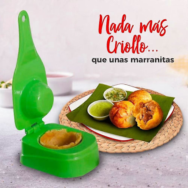 Banan Patacones Form Plast Kök Tostones Köttbulle Maker Form Köksredskap Bakning Bakverk Gör-det-själv Form