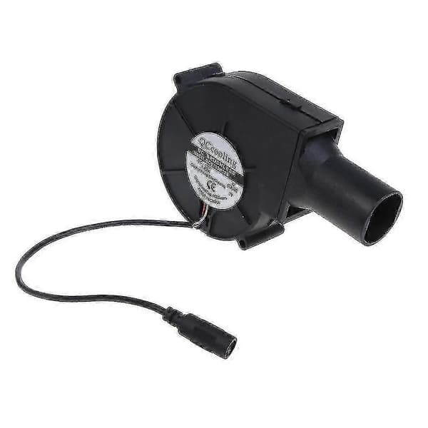 BBQ Luftblæser 12V Strømventilator Justerbar Hastighedsregulator BBQ Ventilator EU Stik