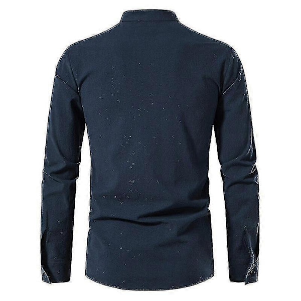 Skotsk Jacobite Ghillie Kilt Skjorte til Mænd, Middelalder Renaissance Pirat Kostume Langærmet Snøre Henley Skjorte Mænd Camisas Xxl-jie