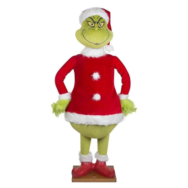 Grinch jul-mjukisdjur gosedjur för barn julklapp heminredning
