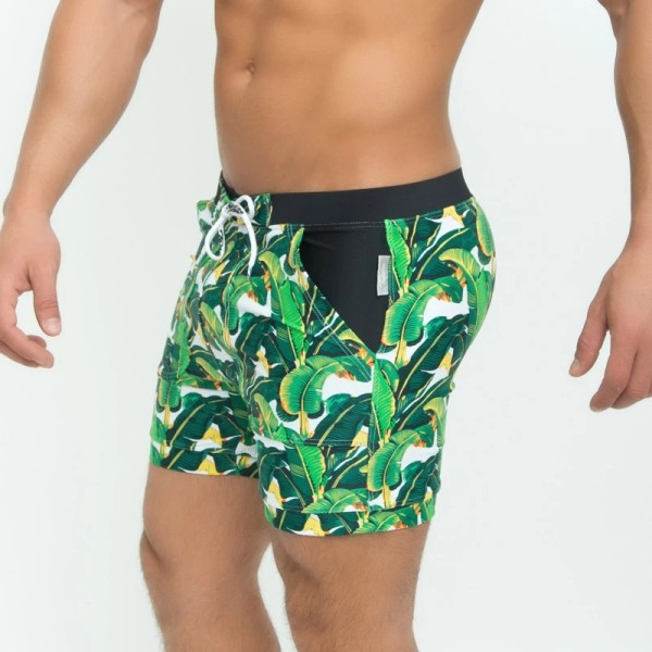 Taddlee Badkläder för män Boxer Long Swim Nyhet XL