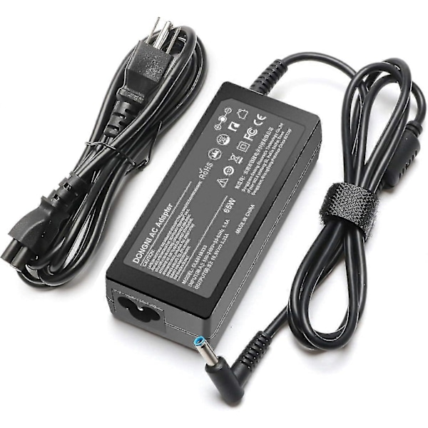 65w 19.5v 3.33a AC Adapter til HP Pavilion X360 11 13 15, Zbook 14u G4 G5 15u 15 G3, 15-f111dx 15-f211wm 15-f233wm 15-f278nr 15-r052nr 15-r132wm Strømforsyning