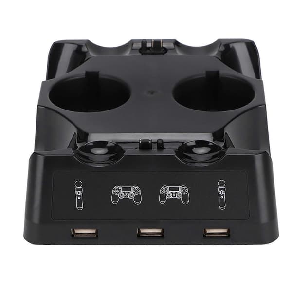 Multifunktionel oplader til PS4/PS4 MOVe PS4 VR Controller Fire Opladningsdock