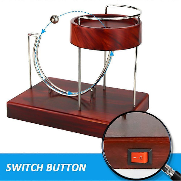Kinetic Art Perpetual Movement Machine Kinetic Art Rörelse Inertial Metall Automatisk Hoppande Bord Till