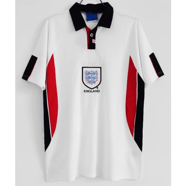 1998 säsong hemma England retro jersey tränings T-shirt Evra NO.3 M