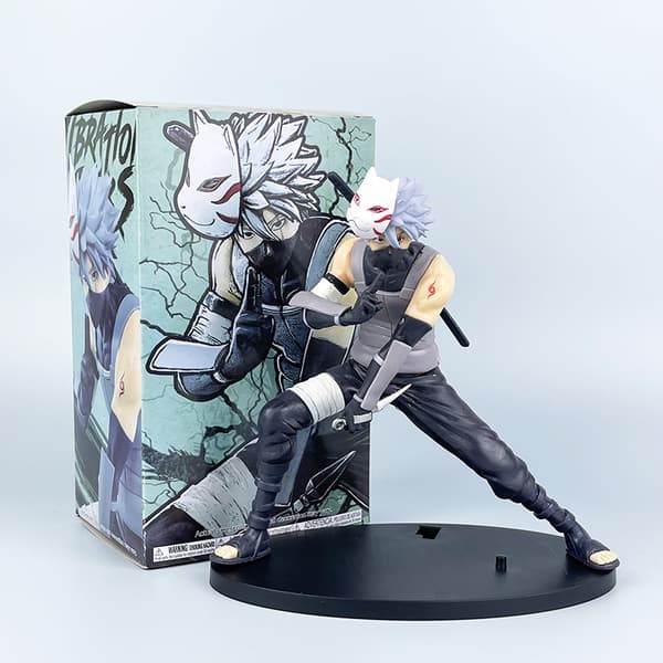 Ninja Step Battle Anbu Hatake Kakashi Samlemodel Ornamenter Æske Figur Ornamenter