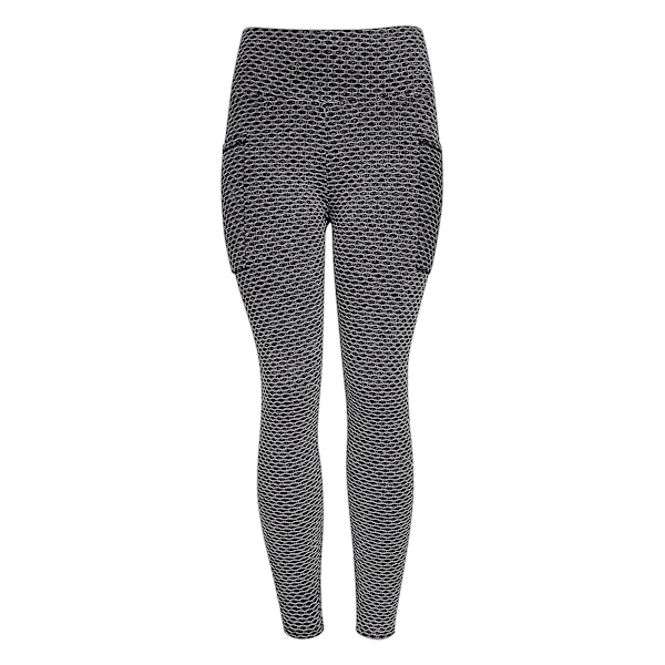 Tflycq Womens Stretch Yoga Leggings Fitness Löpgym Sport Full Längd Active Pants Black M