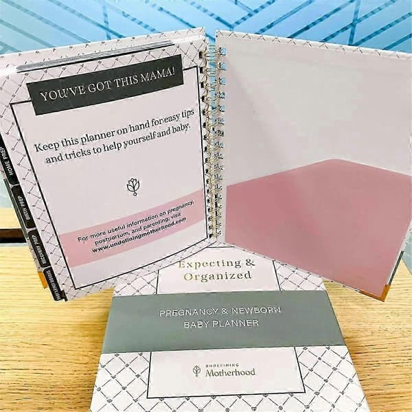 Väntar & Organiserad: Graviditets- & Nyfödd Baby Planner