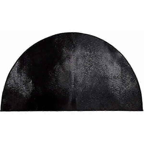 Brandsäker Matta, Golvskyddsmatta, Eldstadsmatta, Kaminmatta, Brandmatta, Golvskydd för Spis, Eldstad (Svart, Storlek: 122 x 76 cm)