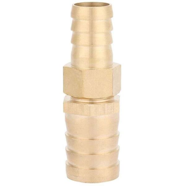 Modstykke til modhager Reducer Splicer Messing Modhager Reducer Rør Splicer Samler Rørfitting Konnektor Adapter (19-25mm) (19-25mm)