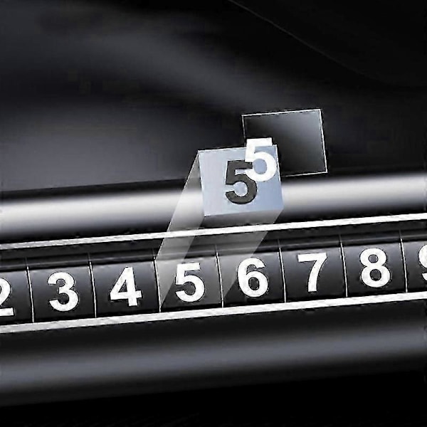 Väliaikainen pysäköintinumero kilpi auton matkapuhelinnumero autopaikka liikkuva autopaikka 1