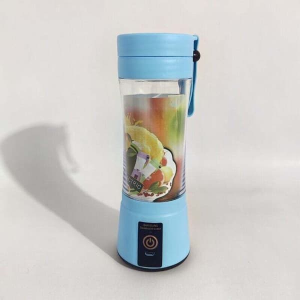 Juicer – Bærbart Juiceglas – 400 ml – 6 Blå Blade – RAPANDA