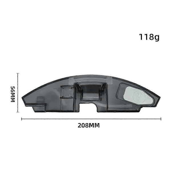 Ersättningsvattentank med 4 moppdynor Kompatibel med S7 MaxV Ultra/S7 MAXV/S7 Pro Robotdammsugare