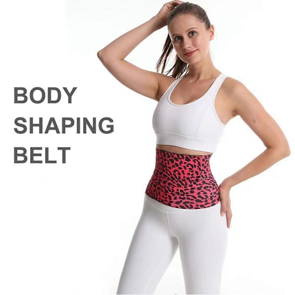 Leopardmønstret Magebelte for Gravide Slitesterk Abdominalt Keisersnitt Binder Støtte Slanking Gjenoppretting
