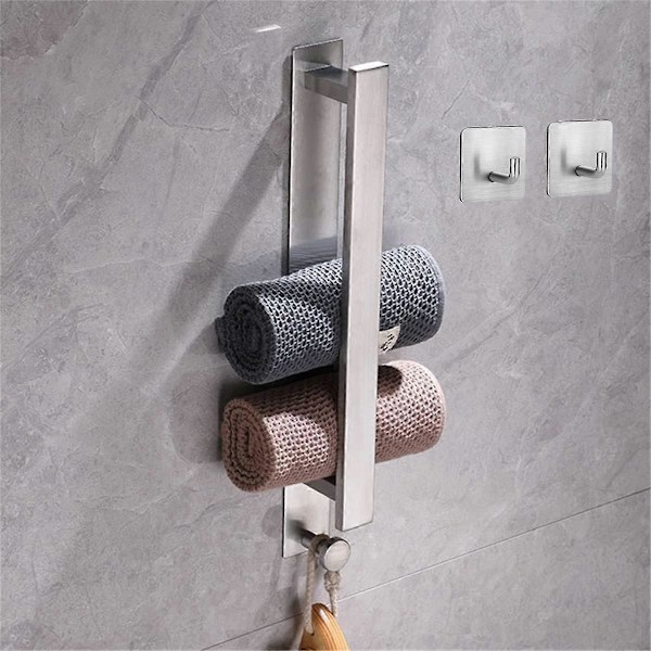 Ingen boring nødvendig baderom gjestehåndkleholder håndkleholder vegg badehåndkleholder