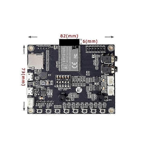 ESP32 Seriel til WiFi Audio-Kit Multi-funktionelt Bærbart Lydudviklingskort WiFi+Bluetooth Mod