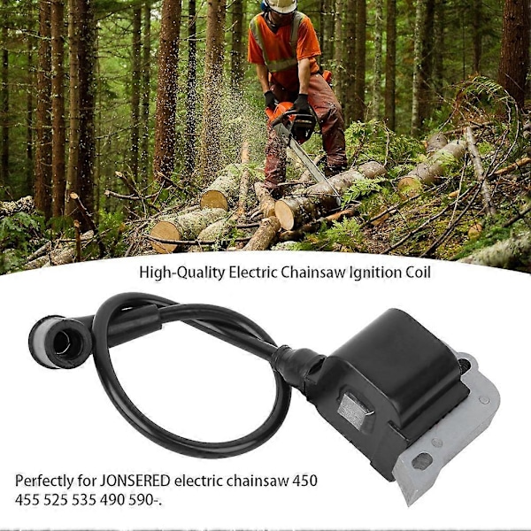 Elektrisk motorsag tennspole kit tilbehør for JONSERED 450 455 525 535 490 590&#8209;