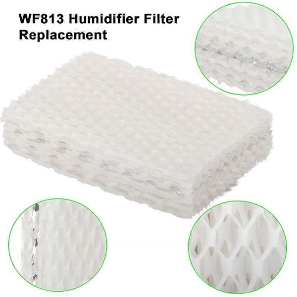 10-pak WF813 Luftfugter Væge Filter Udskiftning Kompatibel med Relion RCM-832 RCM-832N PCWF813 Humid
