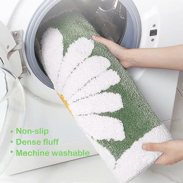 Daisy Baderomsmatter Sklisikker Baderomsdørmatte Absorberende Daisy Matter