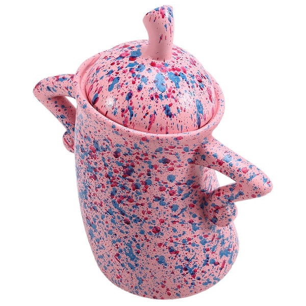 Søt kjøkkenoppbevaringstank vannkopp, fasjonable hjemmedekorasjonstilbehør, Kawaii-stil dekorasjon