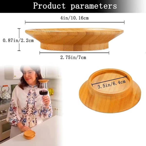 Ny vinglass Charcuterie Topper Trevinunderlag