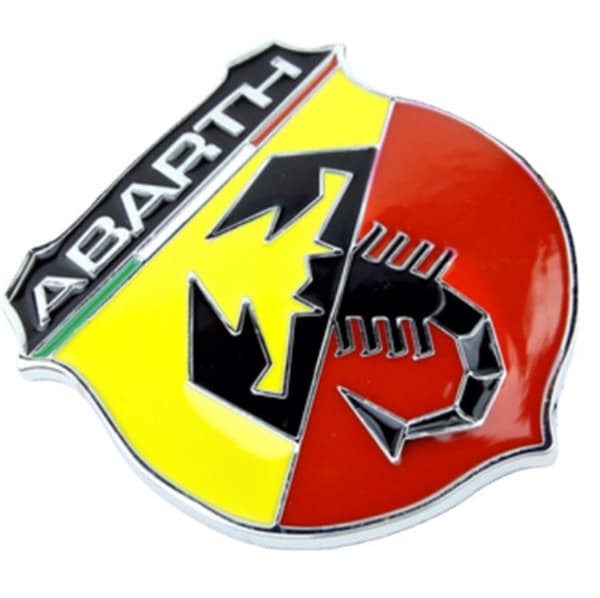 3D 3M auton Abarth metallinen tunnuslogo-tarra