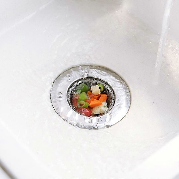 Keittiön tiskialtaan siivilä - Kerääjä useimpiin keittiön tiskialtaan viemäreihin - Ruostumaton teräs - 2 kpl 7,2 tuumaa