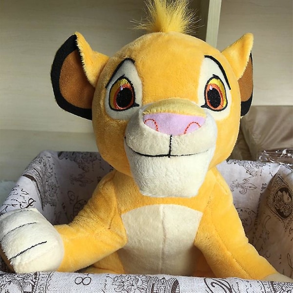 2023 Ny 30cm Lejonkungen Simba mjuka barndocka 11,8'' Ung Simba gosedjur Plyschleksak Barnleksakspresenter Gratis frakt Simba