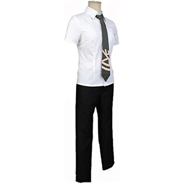 Danganronpa Hinata Hajime Anime Cosplay set Halloween kostymer för män Japansk karneval Performance Prop L kostymset S