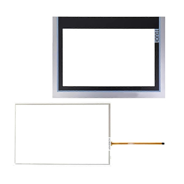 12 tommer Touch Screen Panel Glas Digitizer med Overlay til 6Av2124-0Mc01-0Ax0 Tp1200 Comfort Touch