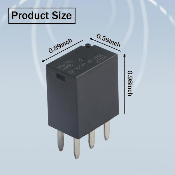 2 stk. 301-1C-C-R1 U01 12VDC 35A Bilrelæ