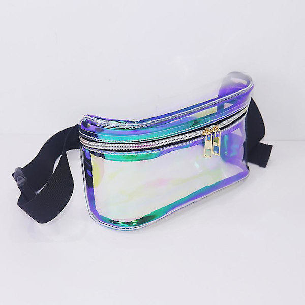 Laser Clear Fanny Pack för eventspel och konserter Neon Green
