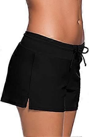 Beltebadebukse for kvinner med shortsben, L