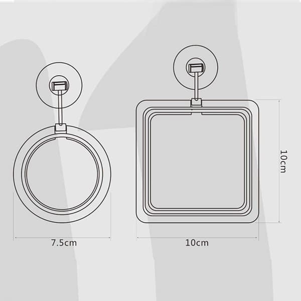 Fiskefoderring, Fiskesikker Flydende Foder Cirkel, med Sugekop Let at Installere Akvarium