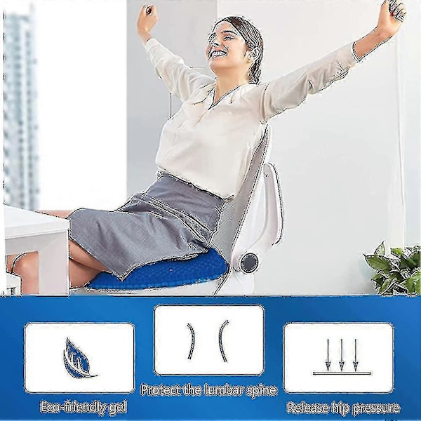 Gel Setepute Ortopedisk, Pustende Setepute Honeycomb Bionic Stol-jie