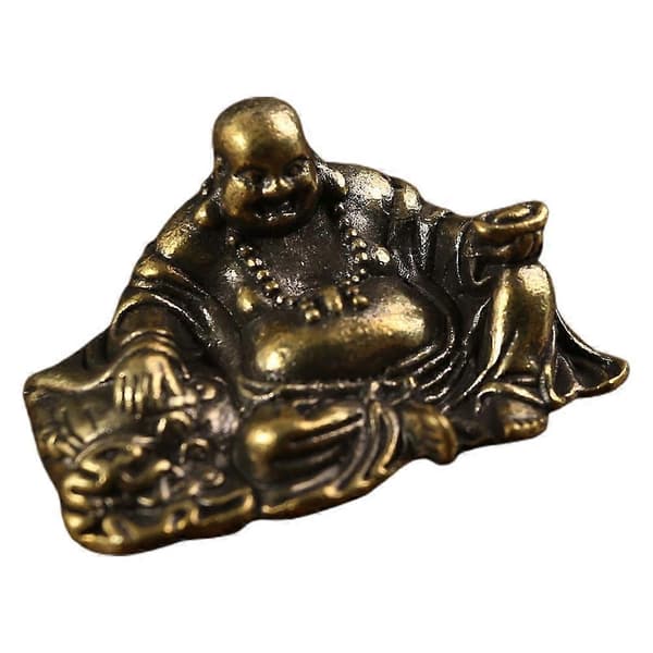 Messing Buddha Statue Miniatyr Messing Buddha Figur Buddha Statue Ornament