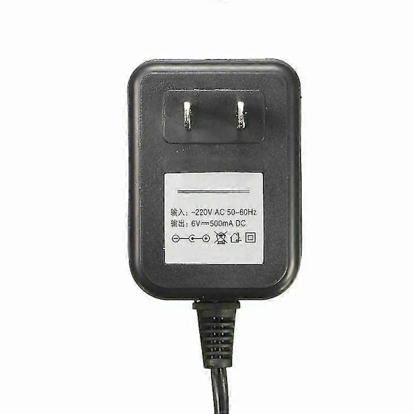 Ny väggladdare AC-adapter för 6V batteridriven åkbar TRAX ATV Quad bil för barn