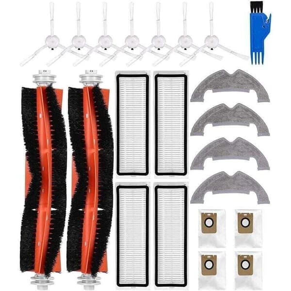 Tillbehörssats för D10 Plus/L10 Plus/Z10 Pro robotdammsugare, XU, 2 borstar + 4 filter - KZQ