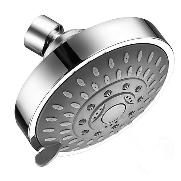 Dusjhode 5 Moduser Justerbart Rustfritt Stål G1/2 Bade Dyse for Baderom Toalett
