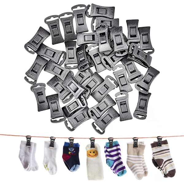 40 Sockklämmor i Plast